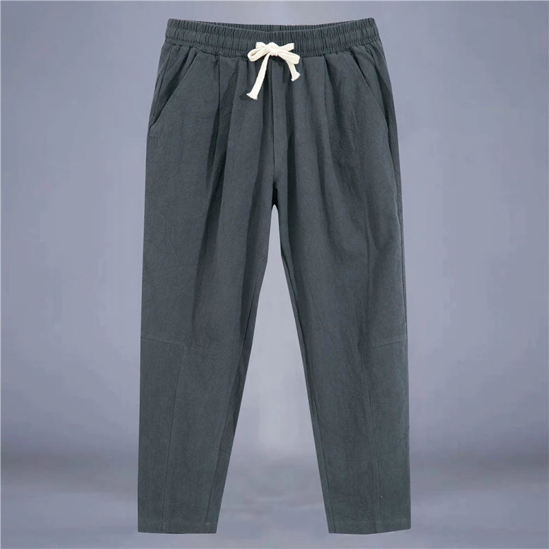 Calça Masculina Linho Shorts Streetwear