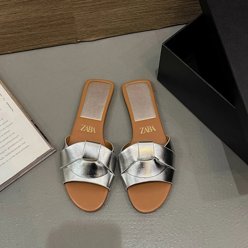 Sandália Feminina Flat T-Shape