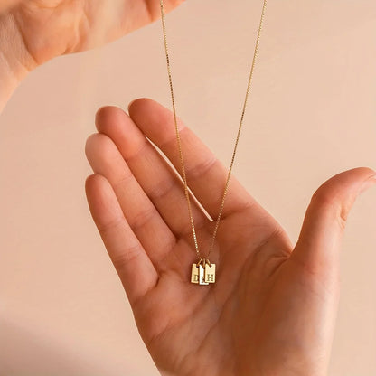 Colar Pingente Letra Inicial Banhado a Ouro