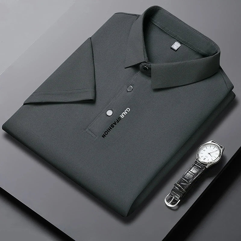Camisa Polo Masculina Lisa Manga Curta