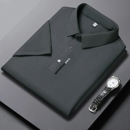 Camisa Polo Masculina Lisa Manga Curta