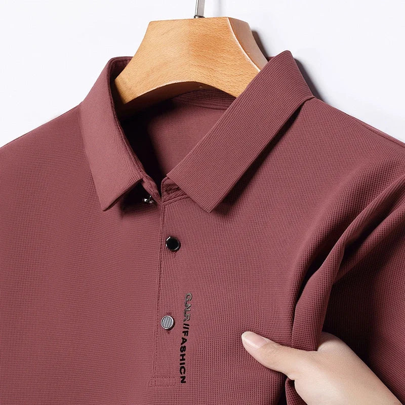 Camisa Polo Masculina Lisa Manga Curta