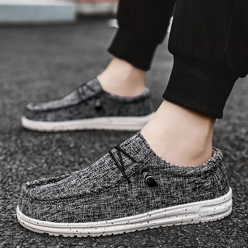 Tênis Loafer Masculino Denim Canvas