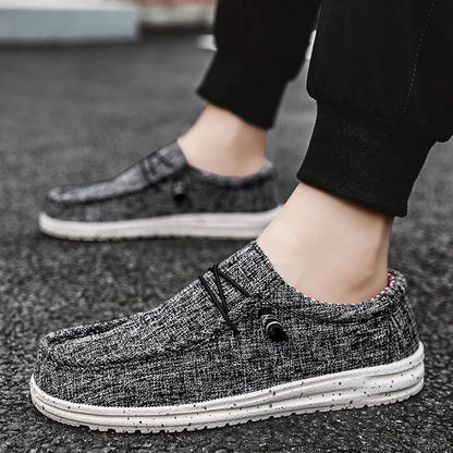Tênis Loafer Masculino Denim Canvas