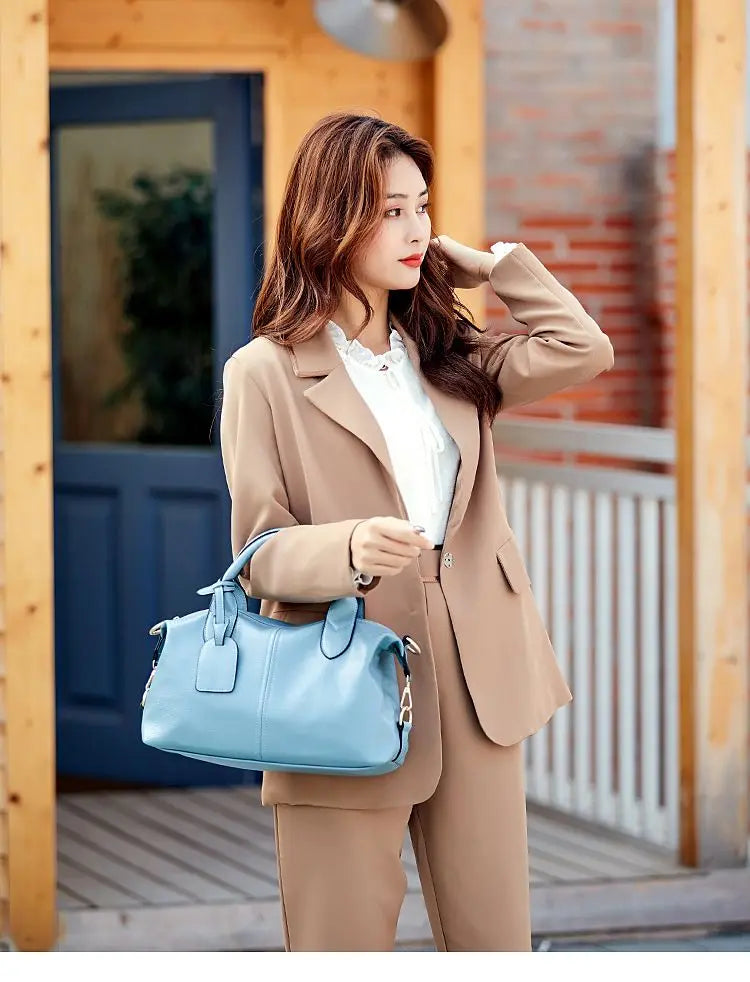 Bolsa Feminina Estilo Coreano – Textura Lychee Soft