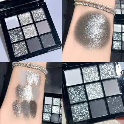 Paleta de Sombras Shimmer — 9 Cores