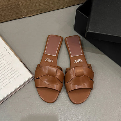 Sandália Feminina Flat T-Shape
