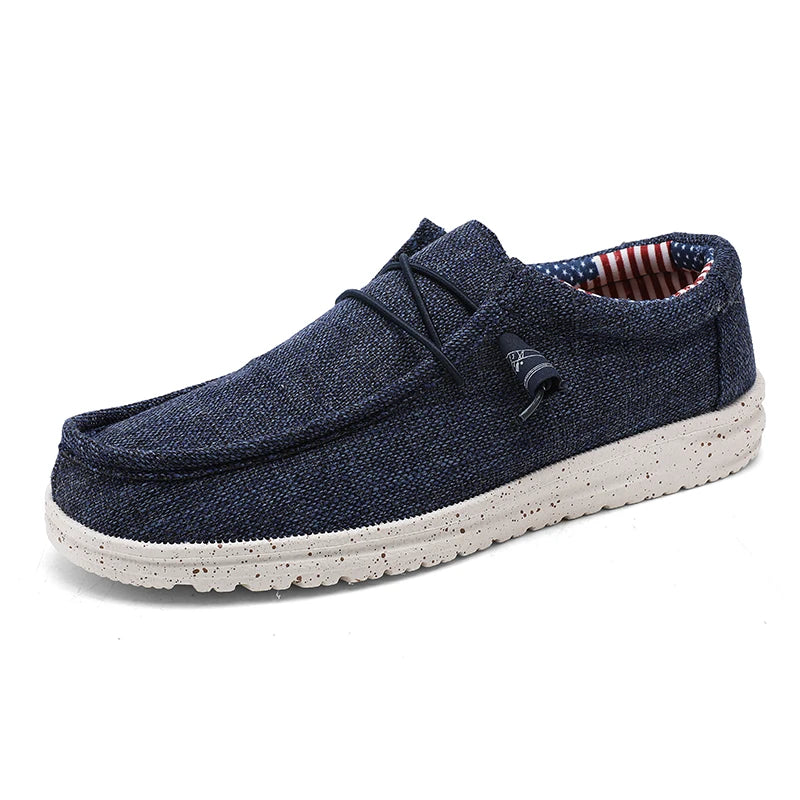 Tênis Loafer Masculino Denim Canvas