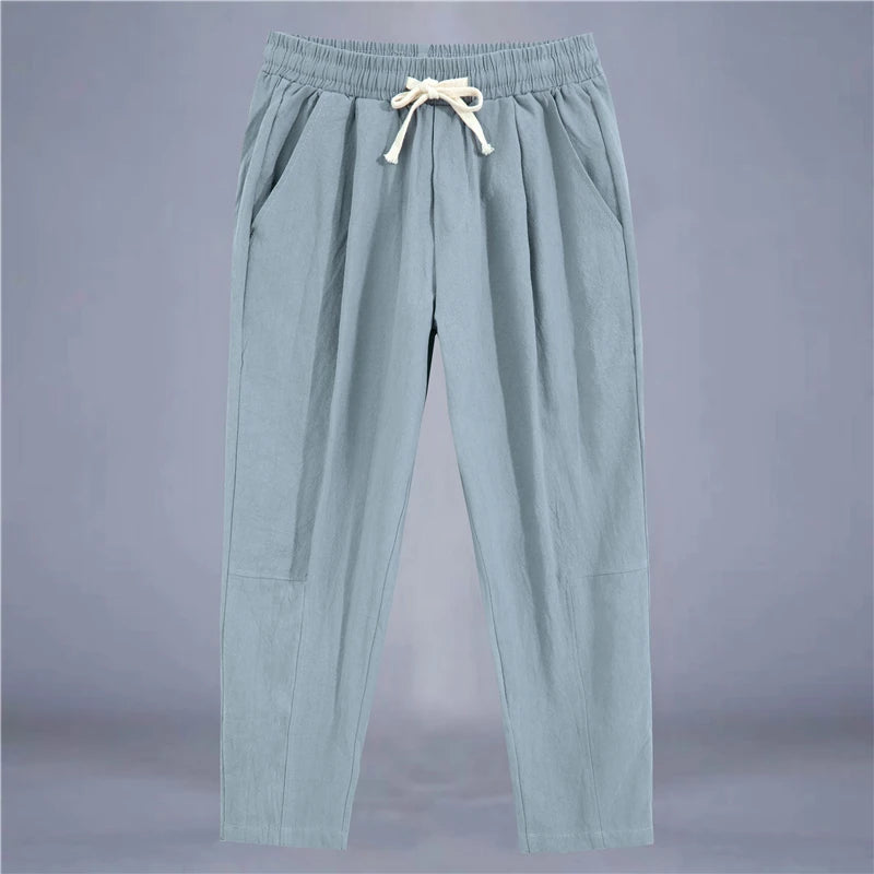 Calça Masculina Linho Shorts Streetwear