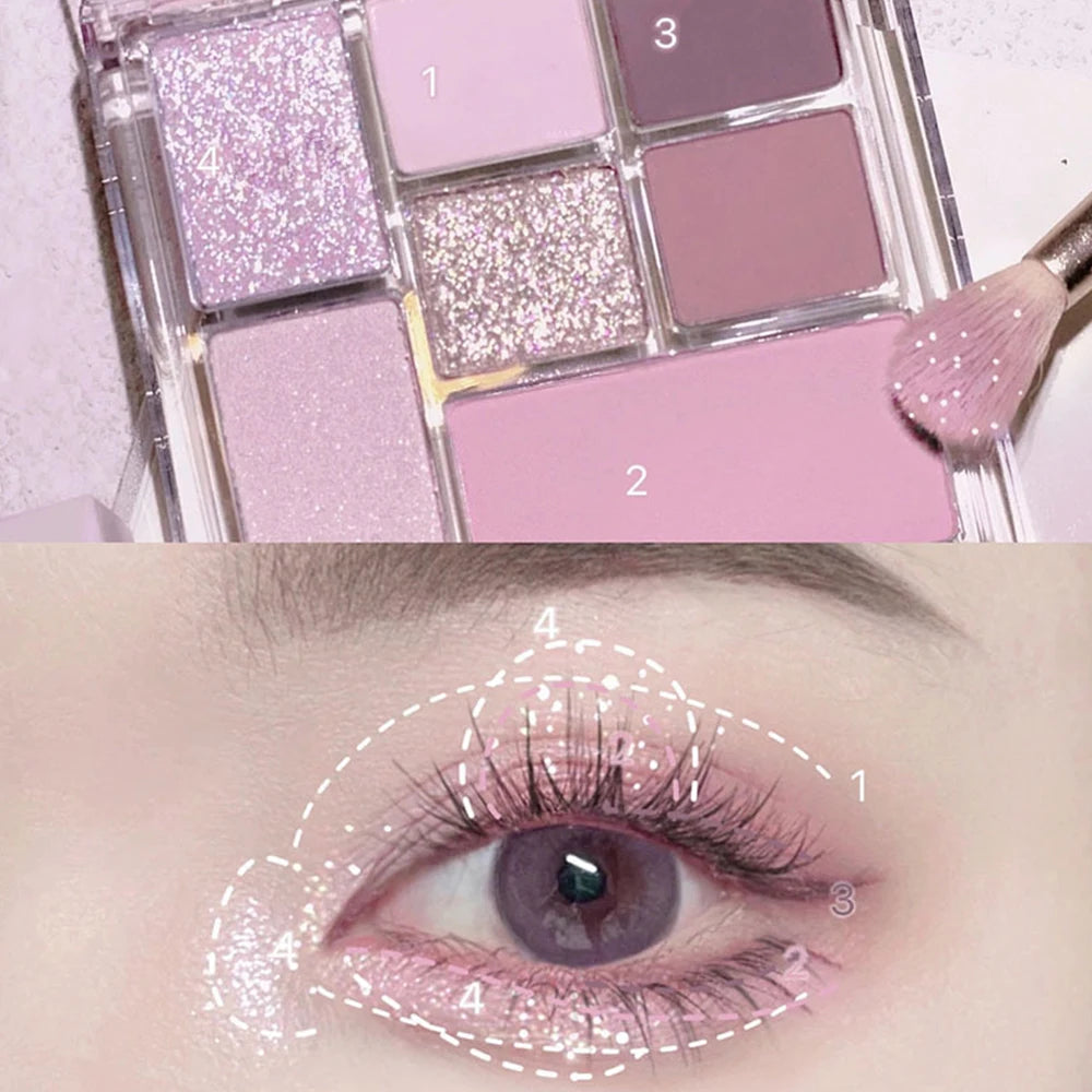 Paleta de Sombras — 7 Cores