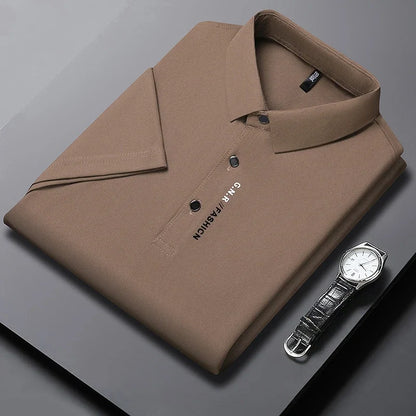 Camisa Polo Masculina Lisa Manga Curta