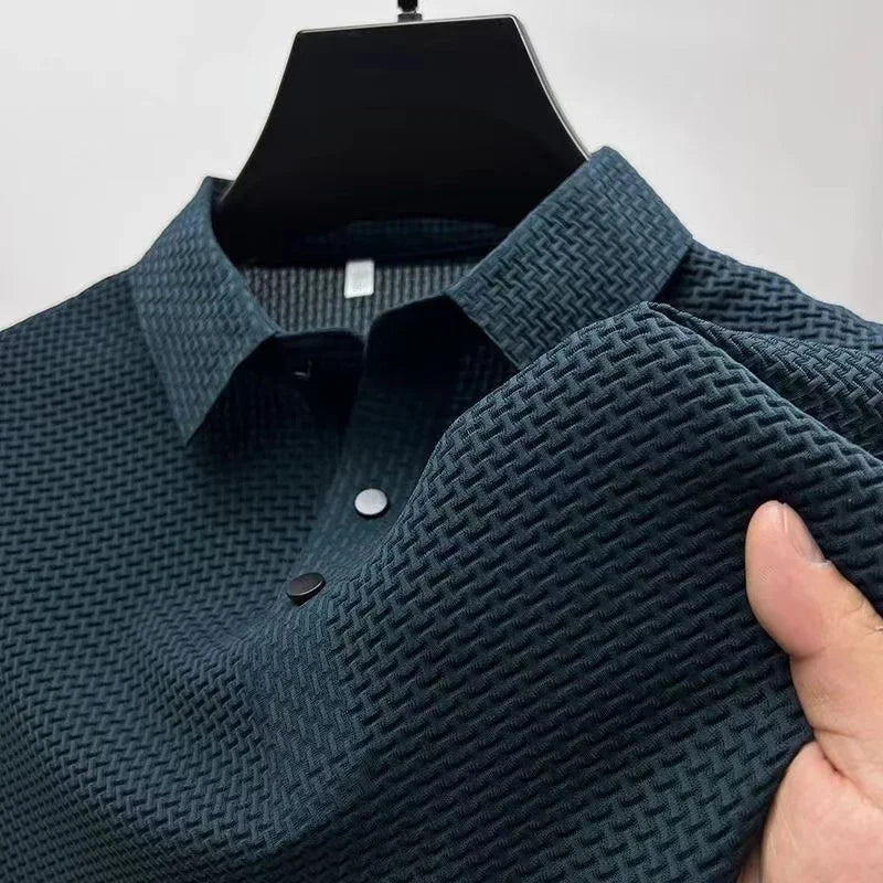 Camisa Polo Masculina Floral Manga Curta