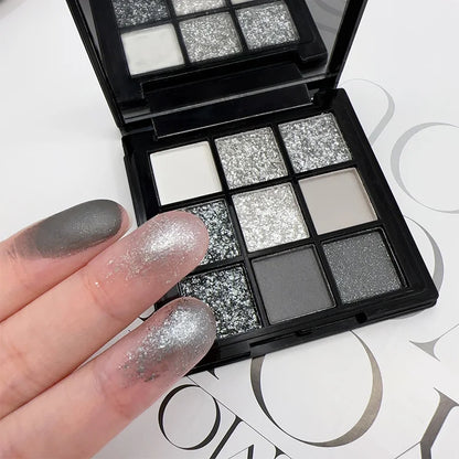 Paleta de Sombras Shimmer — 9 Cores