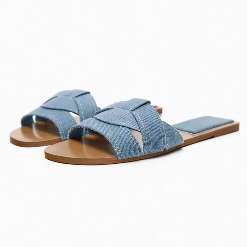 Sandália Feminina Flat T-Shape