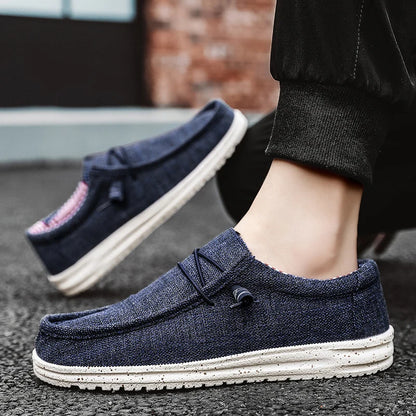 Tênis Loafer Masculino Denim Canvas