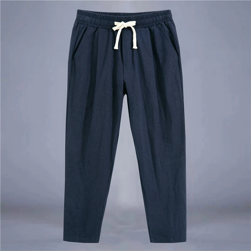 Calça Masculina Linho Shorts Streetwear
