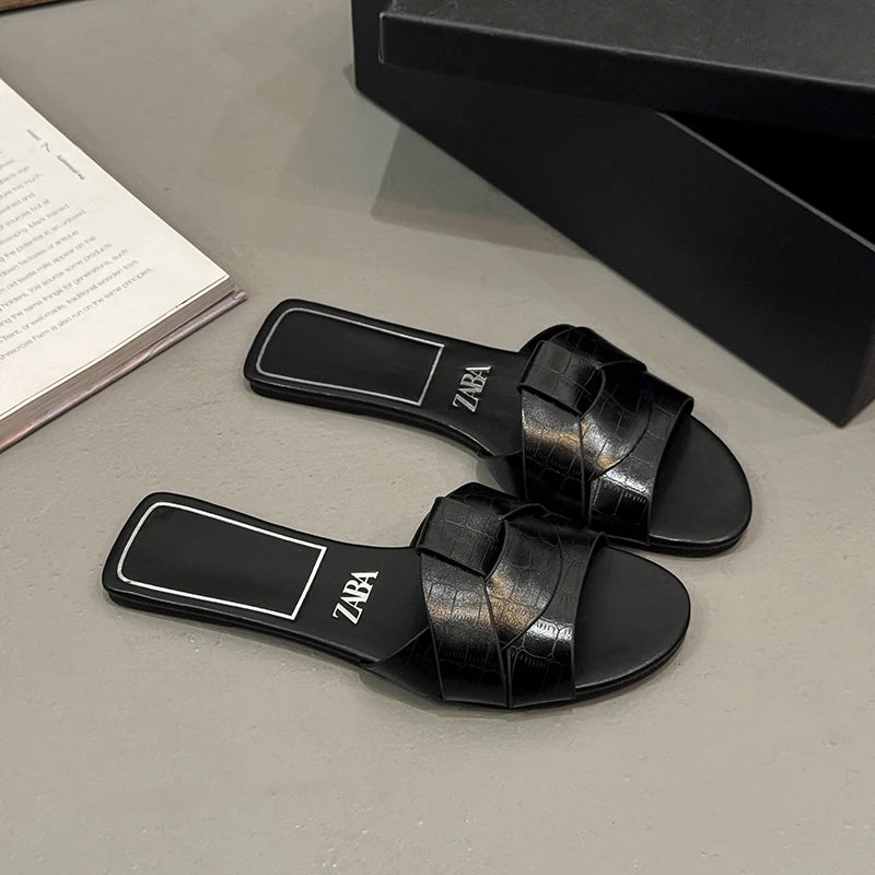 Sandália Feminina Flat T-Shape