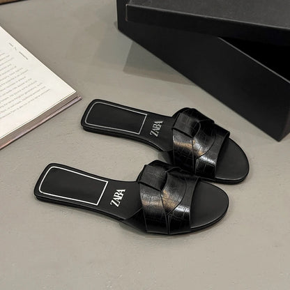 Sandália Feminina Flat T-Shape