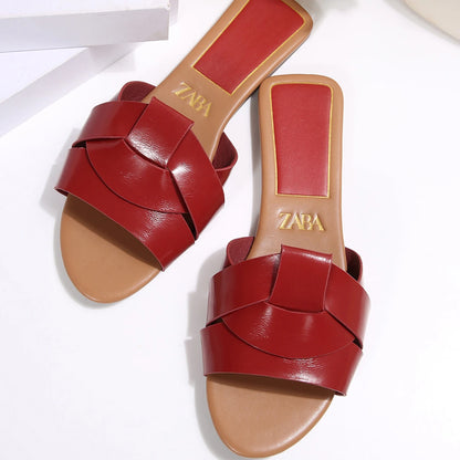 Sandália Feminina Flat T-Shape