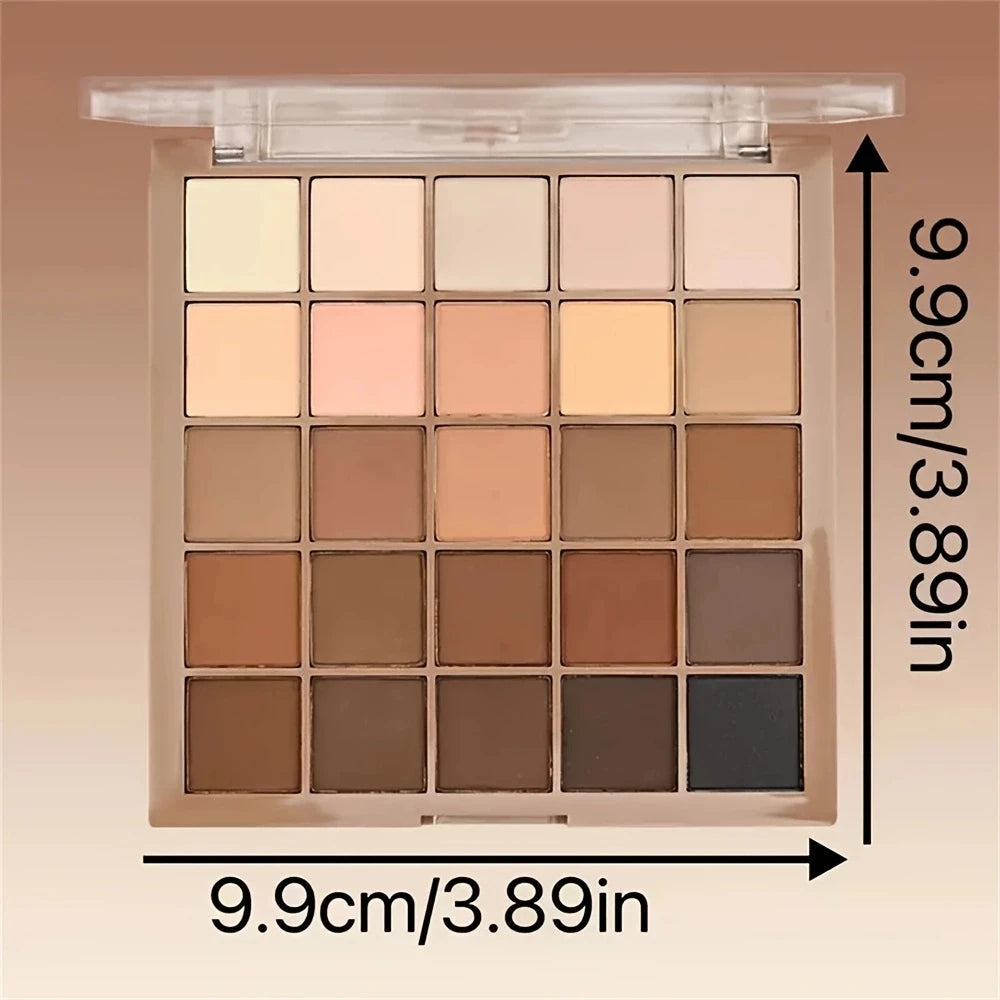 Paleta de Sombras 25 Cores Neutras