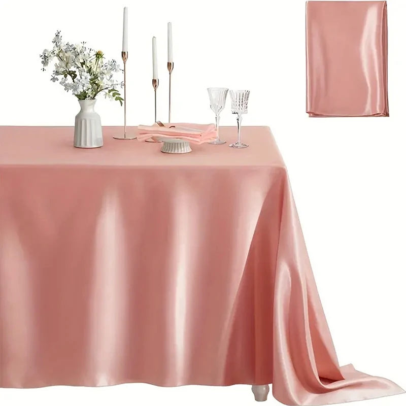 Toalha de Mesa Cetim Retangular