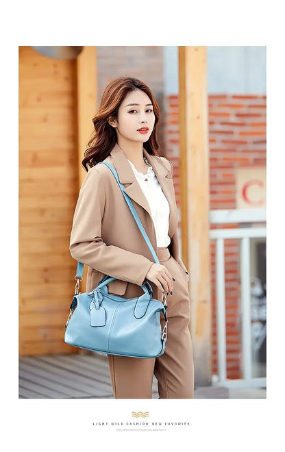 Bolsa Feminina Estilo Coreano – Textura Lychee Soft