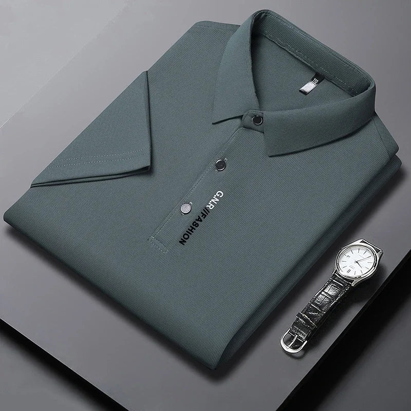 Camisa Polo Masculina Lisa Manga Curta