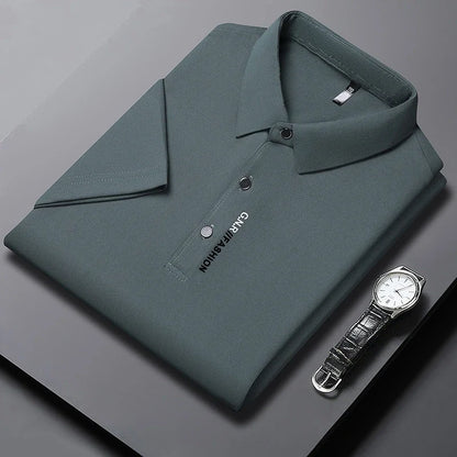 Camisa Polo Masculina Lisa Manga Curta
