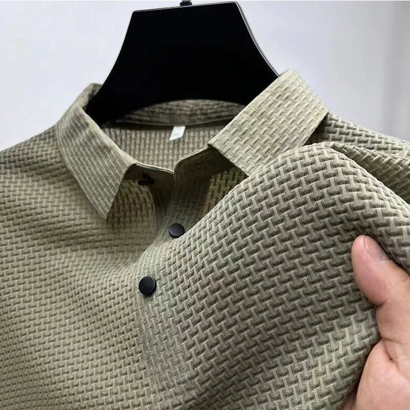 Camisa Polo Masculina Floral Manga Curta