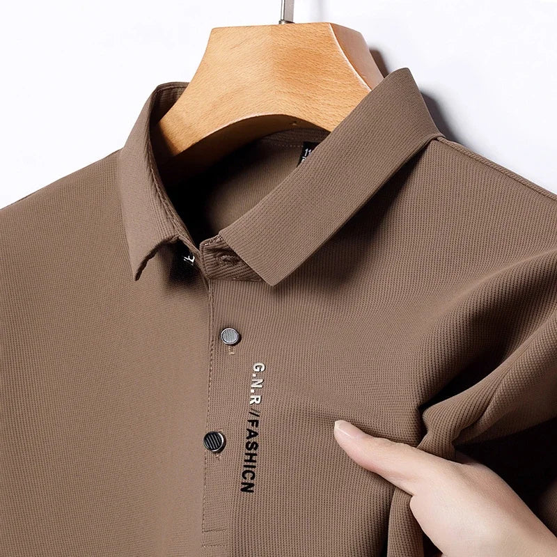 Camisa Polo Masculina Lisa Manga Curta
