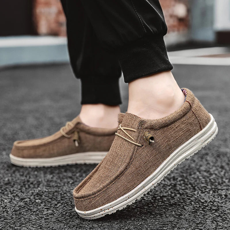 Tênis Loafer Masculino Denim Canvas