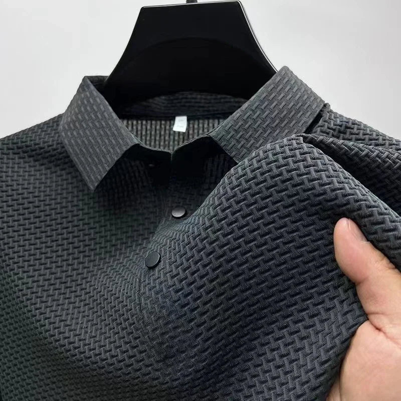 Camisa Polo Masculina Floral Manga Curta