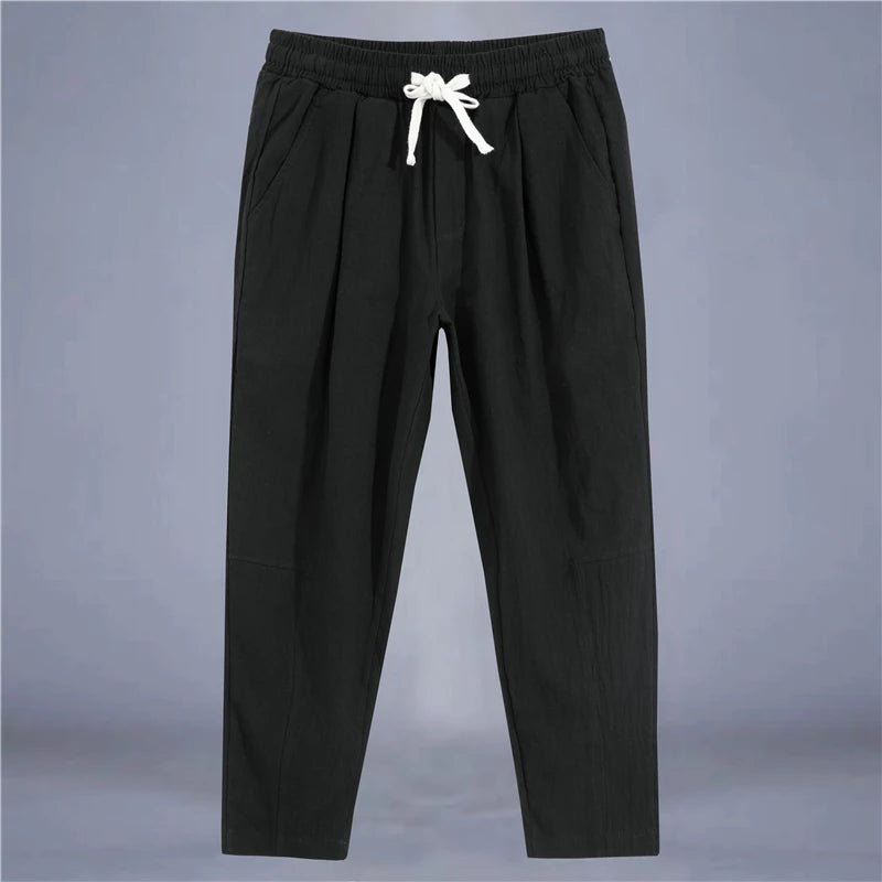 Calça Masculina Linho Shorts Streetwear