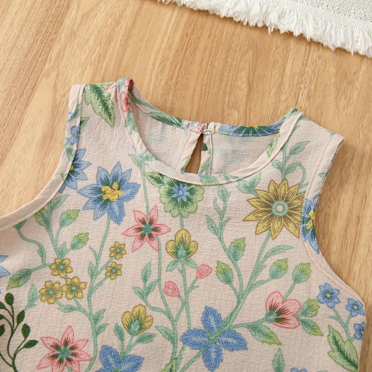 Conjunto Infantil Floral Menina Verão