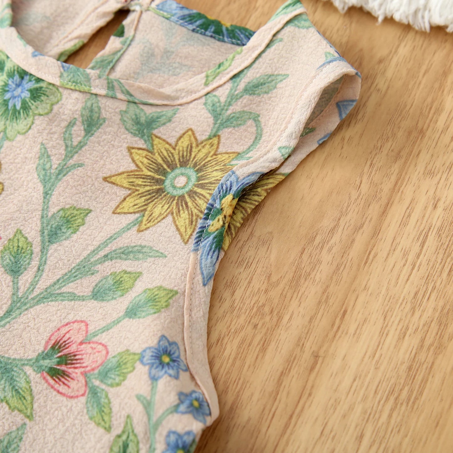 Conjunto Infantil Floral Menina Verão