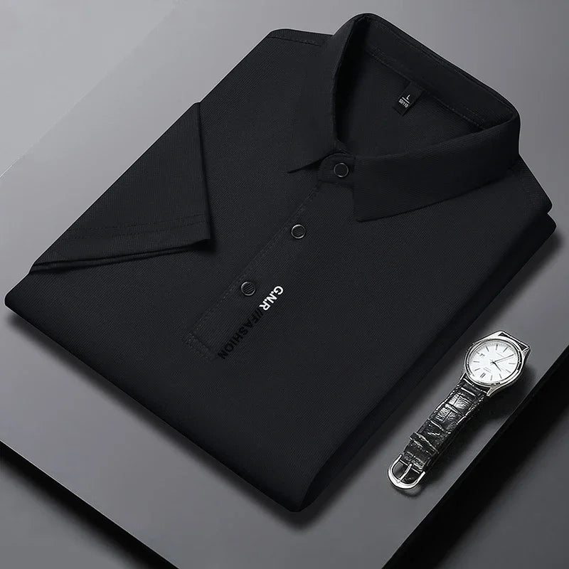 Camisa Polo Masculina Lisa Manga Curta