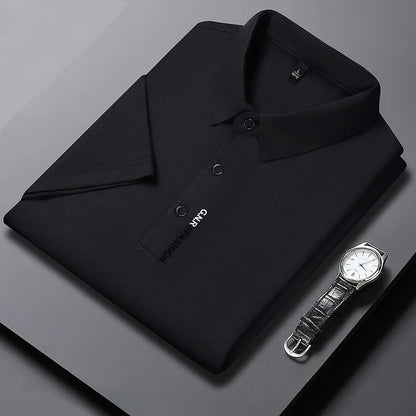 Camisa Polo Masculina Lisa Manga Curta
