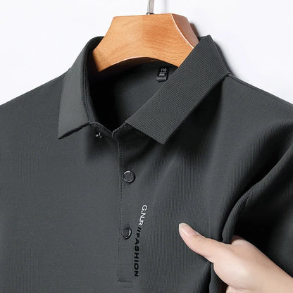 Camisa Polo Masculina Lisa Manga Curta