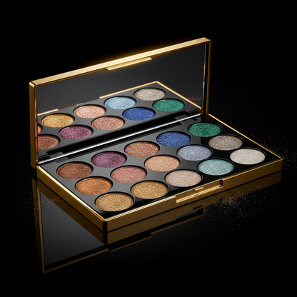 Paleta de Sombras Shimmer — 9 Cores