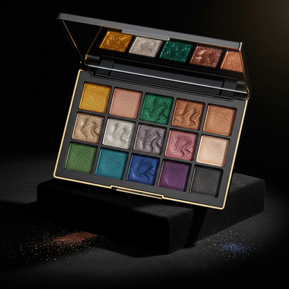 Paleta de Sombras Shimmer — 16 Cores